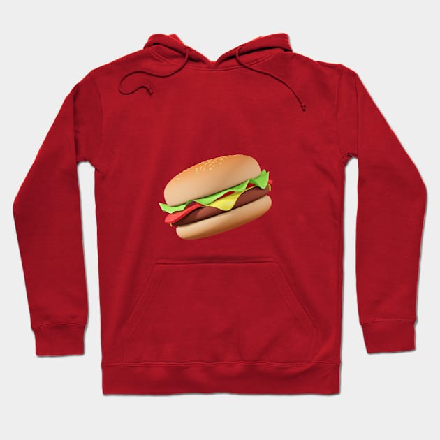 3D Burger Hoodie by Restoe3D